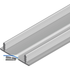 CINETTO PS11 Abdeckprofil schwarz 2600 mm, Kunststoff schwarz