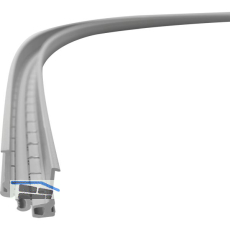 REHAU F�hrungsschiene FLEX,2500mm, Kunststoff lichtgrau
