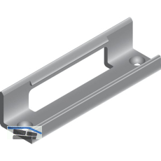 CINETTO PS40 Clipteil Befestigung Doppellaufschiene/Laufschiene, zum Schrauben