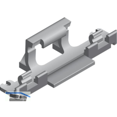 CINETTO PS06/PS40/PS48 Clipteil zu F�hrungsschiene zum Schrauben, schwarz