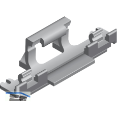 CINETTO PS06/PS40/PS48 Clipteil zu F�hrungsschiene zum Einnuten, schwarz