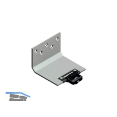 CINETTO PS06/PS48 F�hrungswinkel unten �u�ere T�r , T�rst�rke 28 mm, Stahl grau