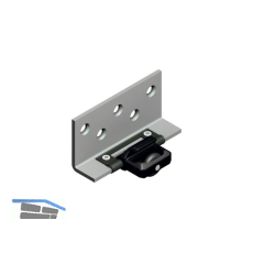 CINETTO PS06/PS48 F�hrungswinkel unten innere T�r, Stahl grau lackiert