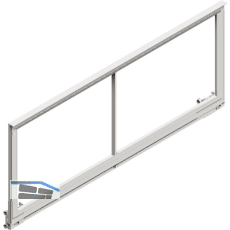 CINETTO PS70 Vertikal Schiebesystem, T�rrahmenset 2400 mm, Aluminium Dark Moka