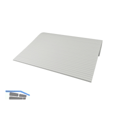 REHAU Rollladenmatte, Breite 714 mm, L�nge 1325 mm, Kunststoff wei�