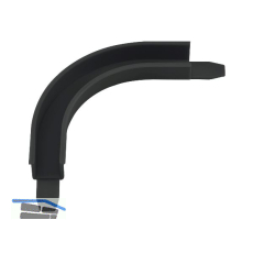 REHAU F�hrungsbogen 90�, Kunststoff schwarz