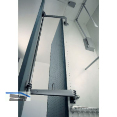 SERVETTO Schwenkt�rbeschlag MOTION-V KB 1000 mm,Aluminium-Druckguss grau