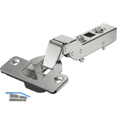 HETTICH Veosys TH 42 Topfscharnier halbaufliegend ged�mpft �W 105� Edelstahl