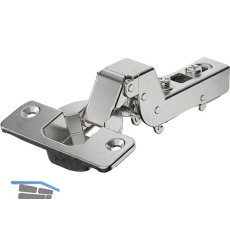 HETTICH Veosys TH 42 Topfscharnier einliegend ged�mpft �W 105� Edelstahl