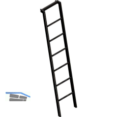 CINETTO Scala Schiebeleiter kurz, auf Ma� 2505-3600, Stahl schwarz