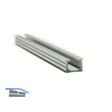 CINETTO PS06 F�hrungs-/Einfasschiene, 4050 mm, Kunststoff grau