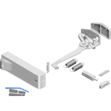CINETTO PS23 Selbst�ffnungssatz rechts, Abdeckkappe grau