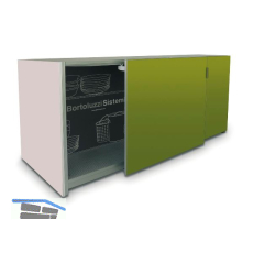 BORTOLUZZI Slider S Typ 5 Schiebet�rbeschlag 1100 x 1200, 2 t�rig; KB 2200