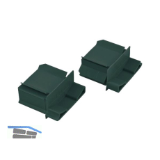 REHAU Gleiter f�r Abschlussleiste, Kunststoff schwarz