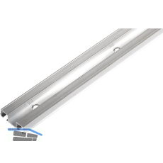 HAWA Clipo 15 H IS/MS Doppel-Laufschiene gelocht, auf Ma�, Aluminium eloxiert