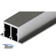 HAWA Folding Concepta III Verst�rkungsprofil 3-trg. L�nge 2085 mm, Alu eloxiert