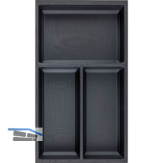 AGOFORM Besteckeinsatz Sky 500/35 Kunststoff schwarz