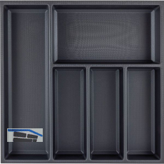 AGOFORM Besteckeinsatz Sky 500/55 Kunststoff schwarz
