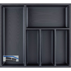 AGOFORM Besteckeinsatz Sky 500/60 Kunststoff schwarz