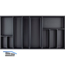 AGOFORM Besteckeinsatz Sky 500/90 Kunststoff schwarz