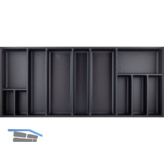 AGOFORM Besteckeinsatz Sky 500/110 Kunststoff schwarz