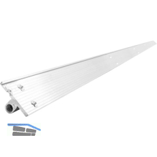 O.M.M Ausrichtbeschlag ST712 rechts, Aluminium, L�nge 2500 mm, 400 mm k�rzbar