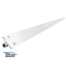 O.M.M Ausrichtbeschlag ST701 Aluminium, L�nge 2000 mm, 400 mm k�rzbar