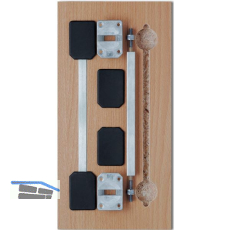 PLANO Top "Mega" Ausrichtbeschlag Alu blank, Fl�gelh�he 2100-2375 mm