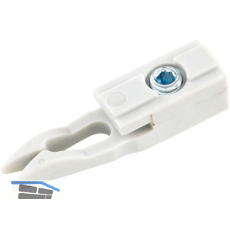 HAWA Clipo 10/15 Stopper mit R�ckhaltefeder, Kunststoff grau