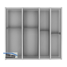 NINKA Schubkasteneinsatz-Set Cuisio KB 600 mm MERIVOBOX Kunststoff Graphit