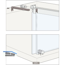 HAWA Clipo 16 GPK IS Beschl�gegarnitur 2 t�rig