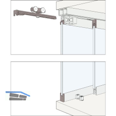 HAWA Clipo 16 GPPK IS Beschl�gegarnitur 2 t�rig