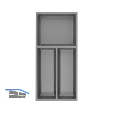AGOFORM Besteckeinsatz Sky 550/30 Kunststoff schiefergrau
