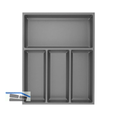 AGOFORM Besteckeinsatz Sky 550/45 Kunststoff schiefergrau
