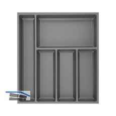 AGOFORM Besteckeinsatz Sky 550/50 Kunststoff schiefergrau