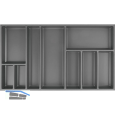 AGOFORM Besteckeinsatz Sky 550/90 Kunststoff schiefergrau