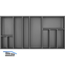 AGOFORM Besteckeinsatz Sky 550/100 Kunststoff schiefergrau