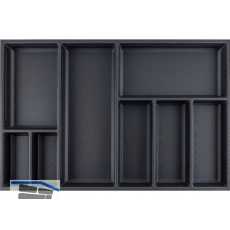 AGOFORM Besteckeinsatz Sky 550/80 Kunststoff schwarz