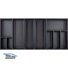 AGOFORM Besteckeinsatz Sky 550/120 Kunststoff schwarz