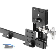 ACCURIDE 1321 Beschl�gegarnitur, L�nge 506 mm, Stahl schwarz chromatiert