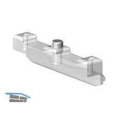 VITRIS Anschlagd�mpfer/Aush�ngesicherung, Glasst�rke 8 mm Kunststoff transparent