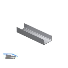 VITRIS Rahmenprofil auf Ma�, Aluminium natur eloxiert