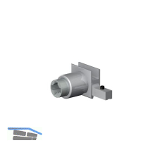 VITRIS Dreh-Druckzylinderschloss SECURA links/rechts, Glasst�rke bis 8 mm, Zamak