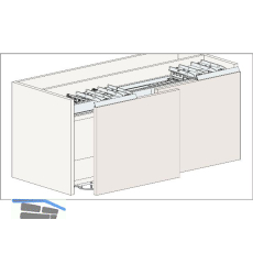 HAWA Frontino 20 H FS Schiebet�rbeschlag; Typ S3, 2 t�rig; KAM 1600-1799