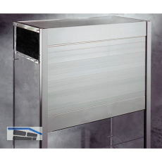 KNOKE SMART CASE Beschlag-Kassettenmodul, KB 900 mm, Aluminium natur eloxiert