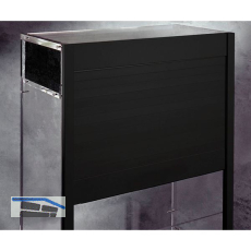 KNOKE SMART CASE Beschlag-Kassettenmodul, KB 900 mm, Aluminium schwarz