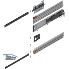 BLUM REVEGO uno Pocketschienen-Set 700 mm, rechts