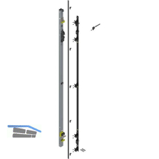 BLUM REVEGO uno Scharniertr�ger-Set 2257 - 2406 mm, links