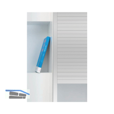 REHAU RAUVOLET metallic line Rollladenset, KB 900mm, Kunststoff/Edelstahl Effekt