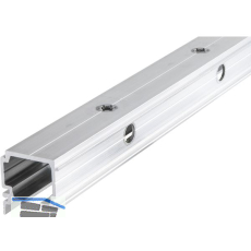 HAWA DIVIDO 100 Combi-Laufschiene gelocht, 6000 mm auf Ma�, Aluminium eloxiert